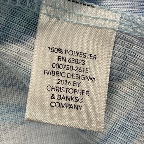 CJ Banks Wearable Art Top Size L Multicolor Artsy Festive Casual Travel Pullover - Picture 4 of 9